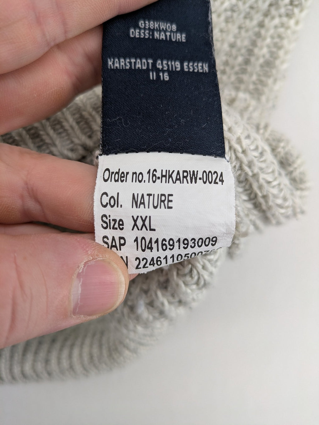 Globe-Trotter grey turtle neck jumper ribbed knit with raglan sleeves.