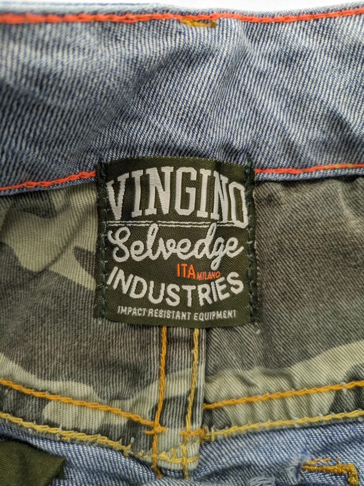 Vingino blue skinny jeans with adjustable waistband and classic wash, made from stretch denim.