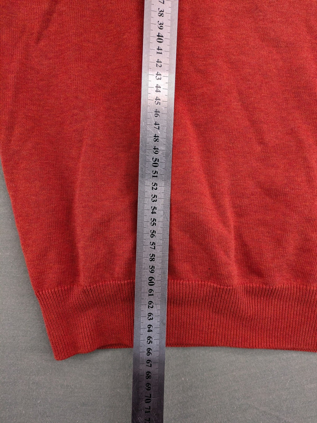 Fynch-Hatton orange turtle neck jumper fine knit classic design premium cotton.