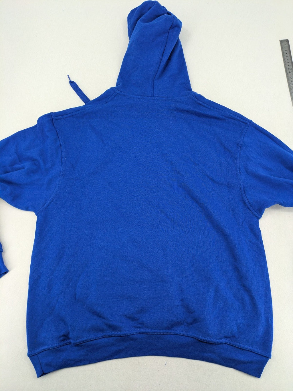 AFD blue pullover hoodie with "AfD Allgemeine Freie Denker" graphic and kangaroo pocket.