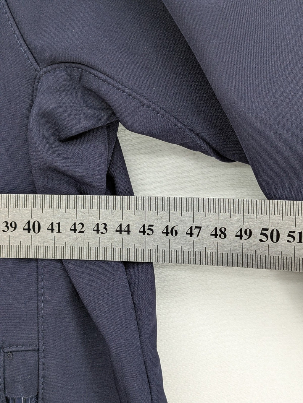 cmp green and navy softshell jacket with Clima Protect logo and fleece lining