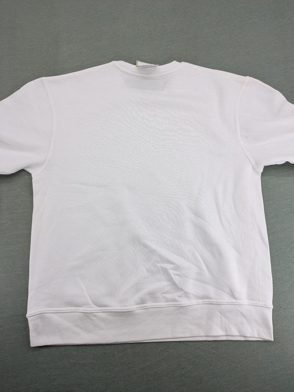 Aerosmith white sweatshirt with bold front graphic, logo, and flaming skull design.