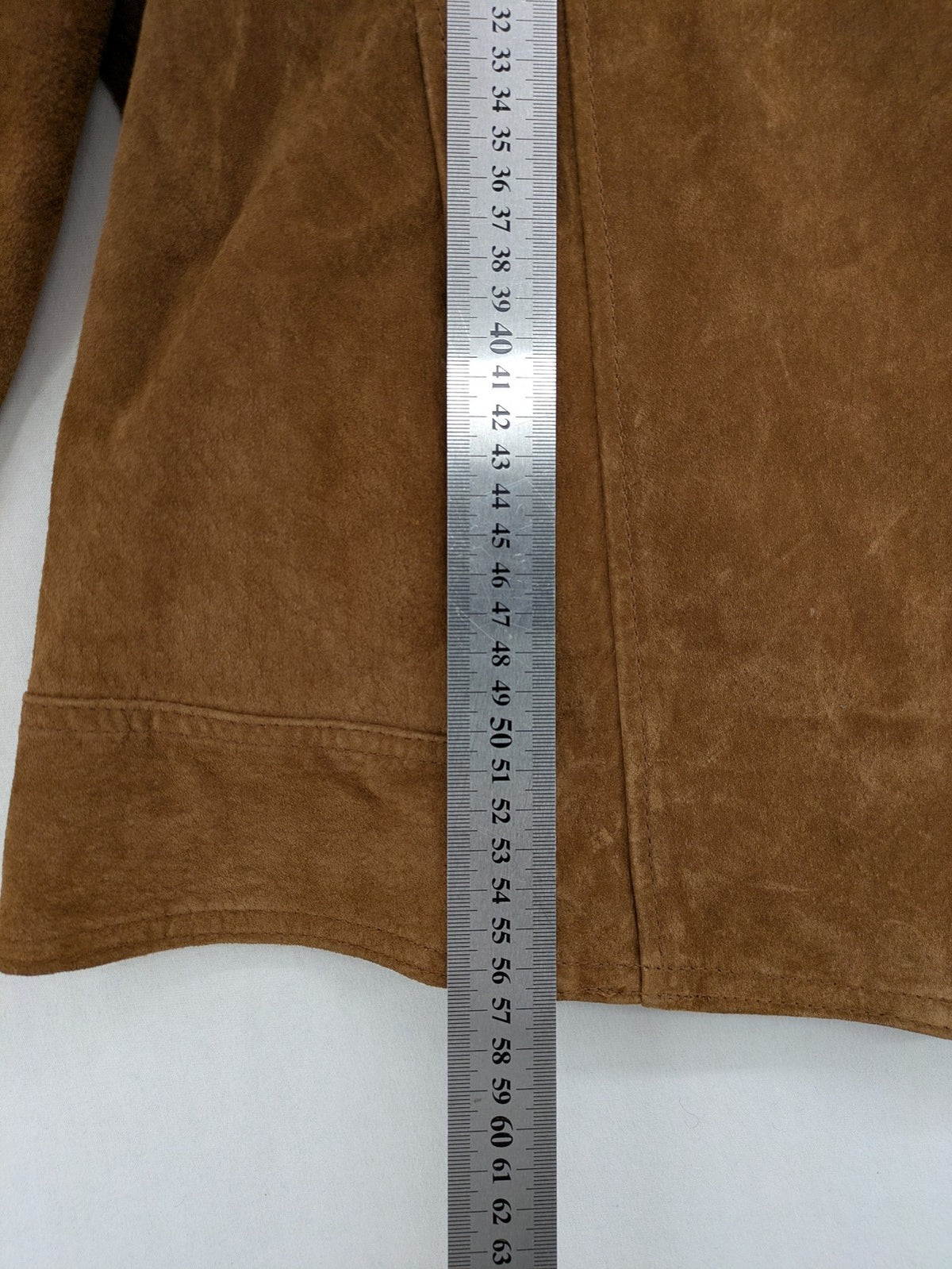 Vila brown biker jacket Vicris soft suede asymmetric zipper metal details