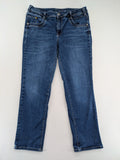 Tom Tailor blue straight jeans Alexa model, classic 5-pocket style, stretch denim material.