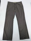 Reserved Co brown straight jeans with fine cord texture and classic 5-pocket design.