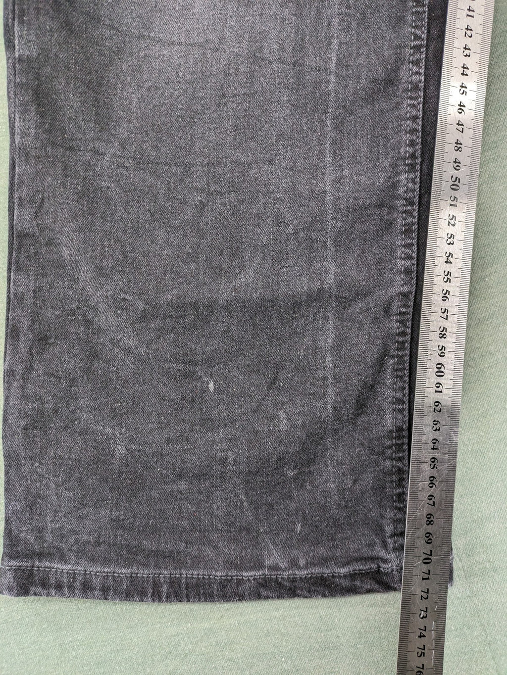 up2 fashion black straight jeans washed look 5-pocket design cotton blend