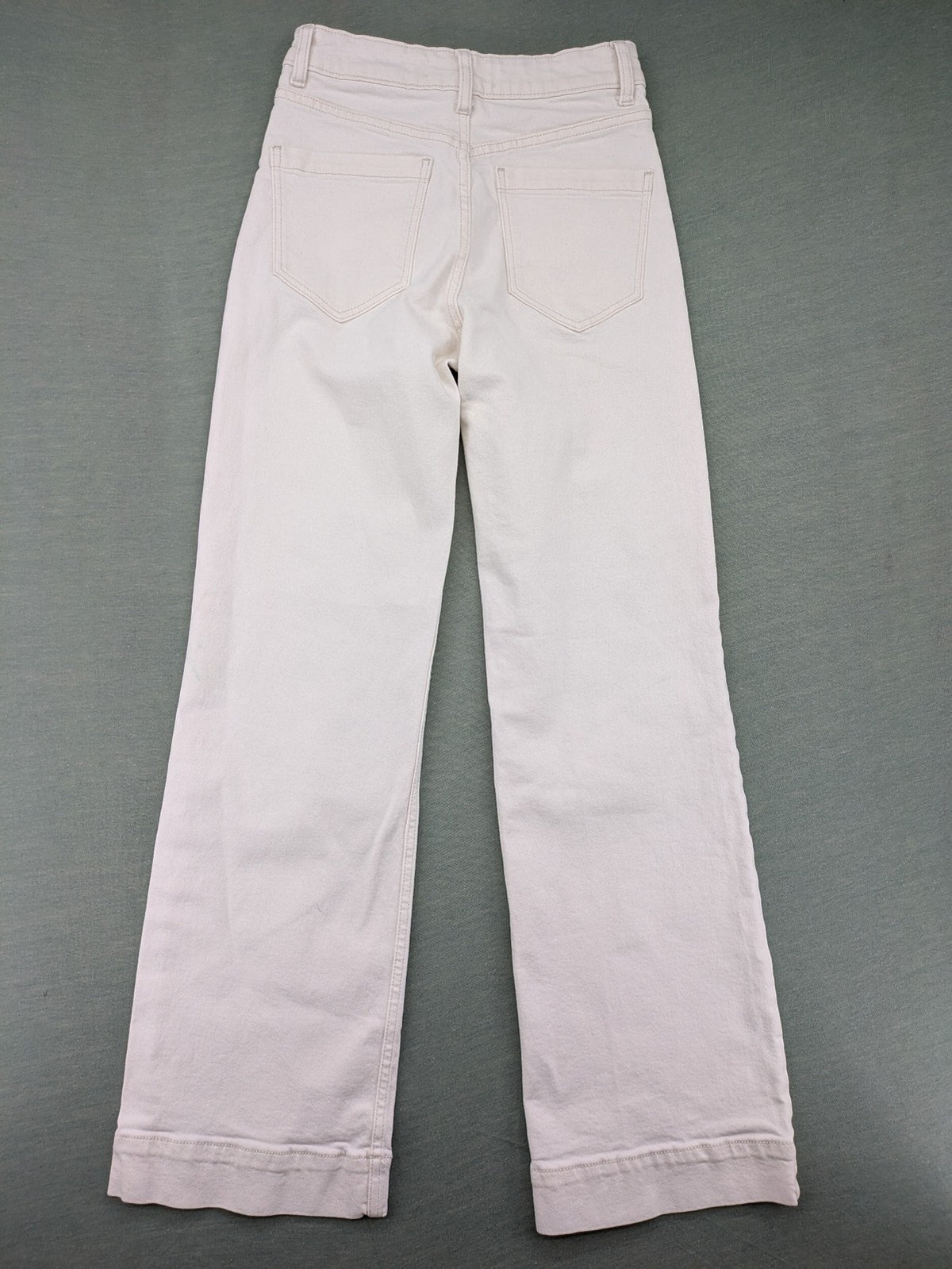MNG pink straight jeans high waist wide leg cotton with classic pockets and zipper.