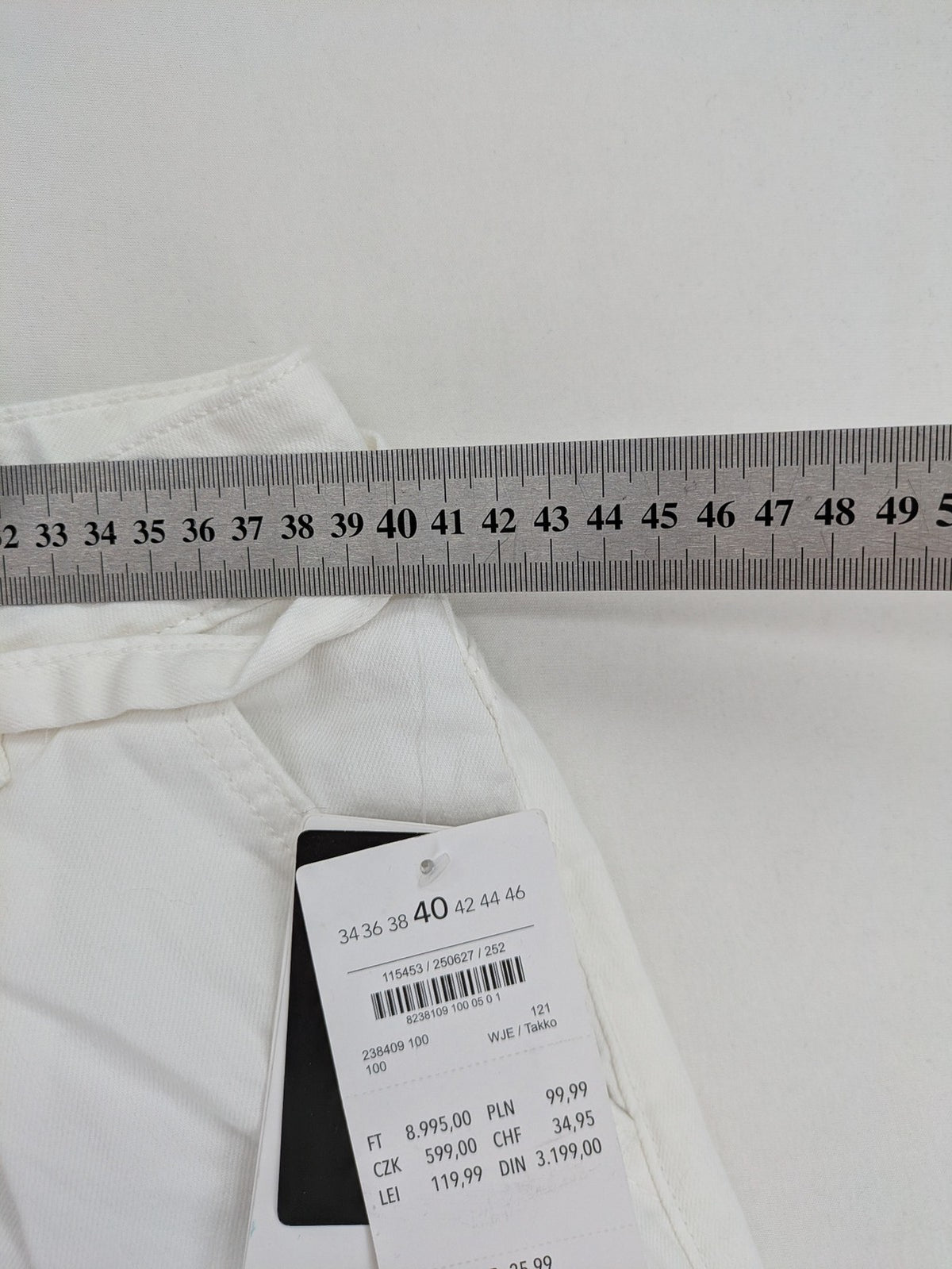 Page One white culotte pants high waist wide leg breathable linen blend with matching belt
