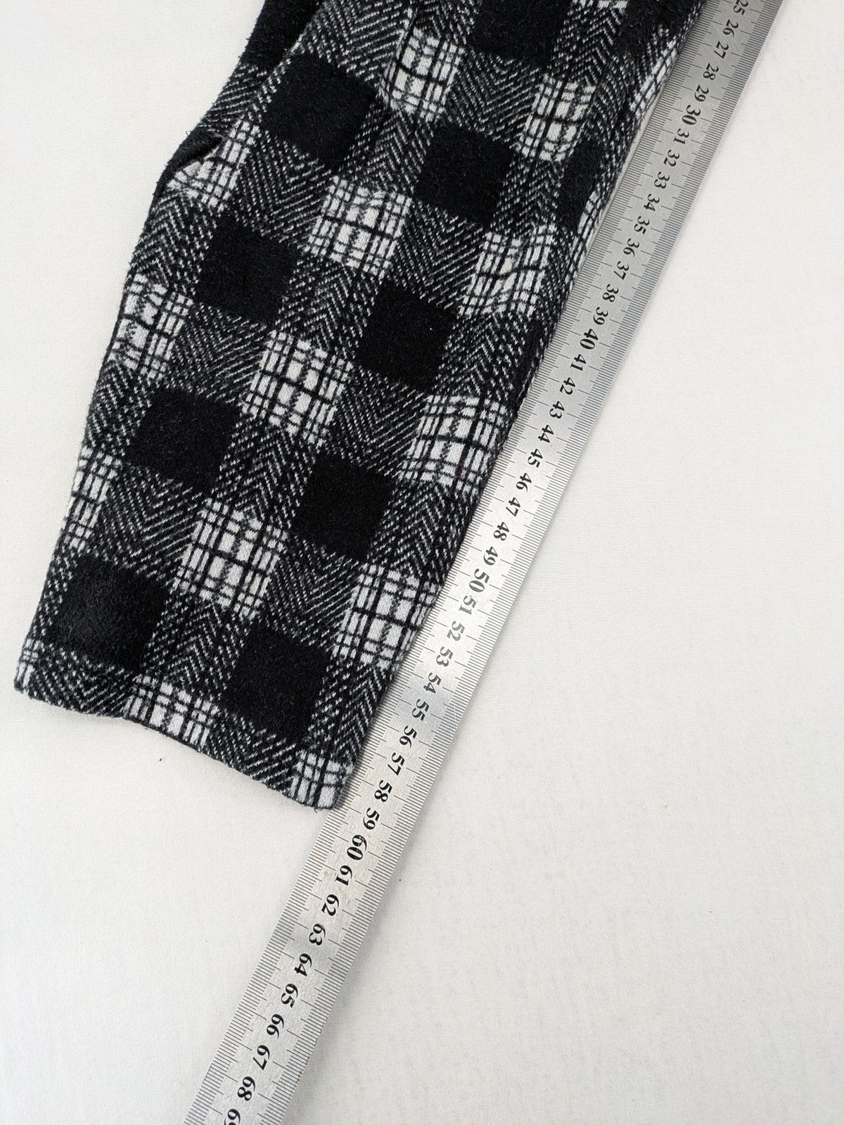 Frawoman loungewear black grey white checkered pants soft cotton adjustable drawstring waistband