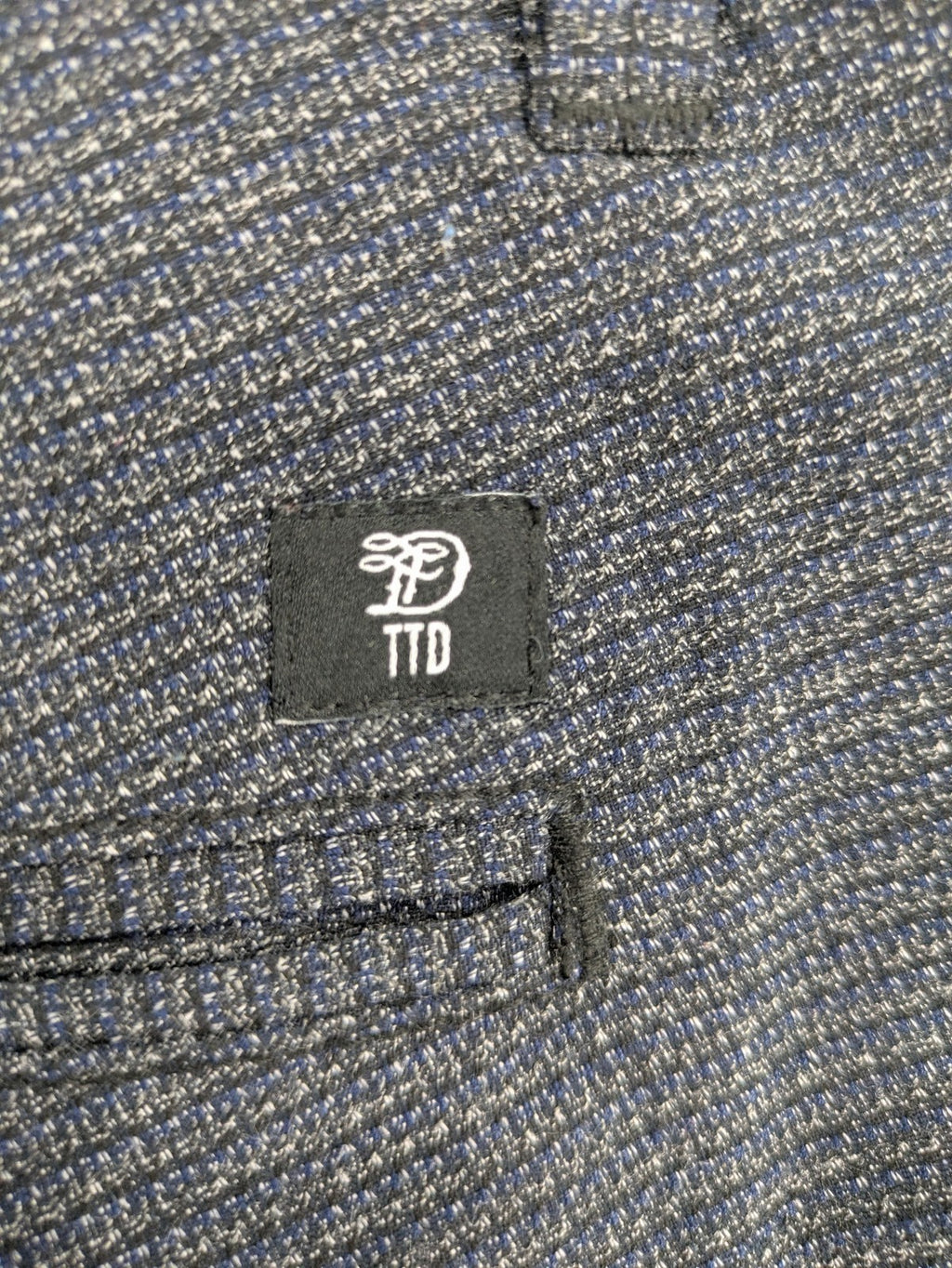 Tom Tailor Denim pink chino pants straight fit textured fabric