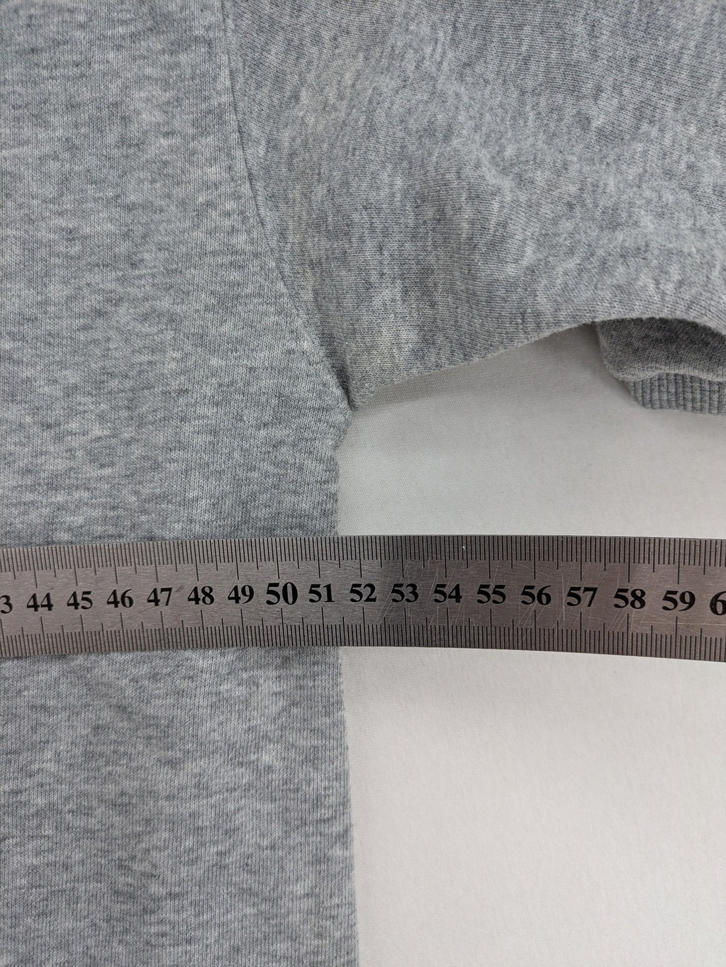 Star Wars grey short-sleeve sweatshirt with large cream logo print on chest.