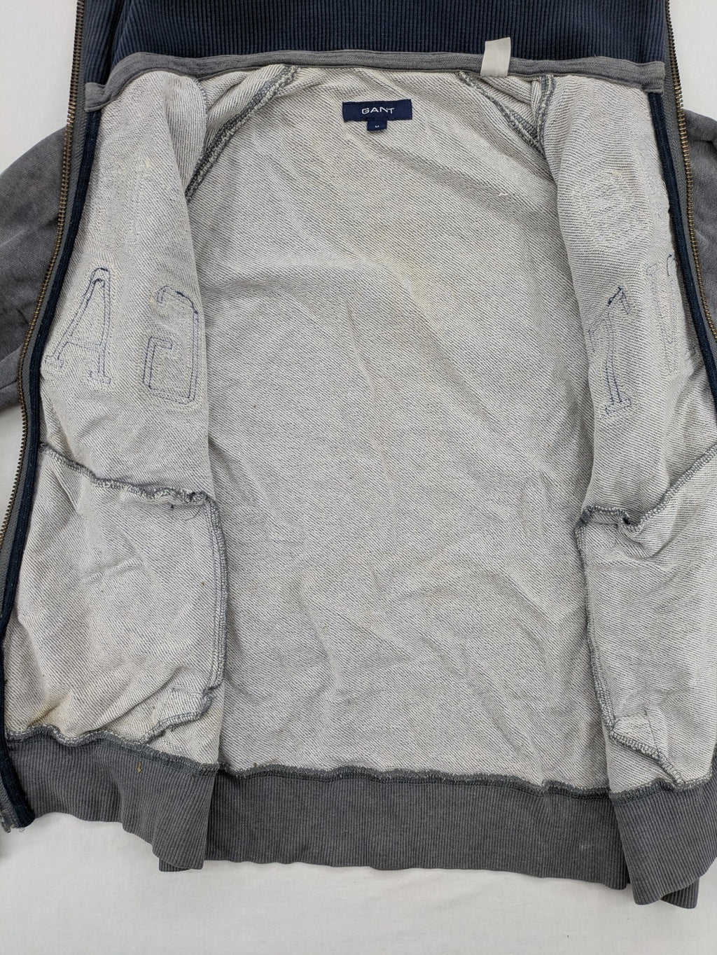 GANT multi turtle neck jumper with large 1949 logo and ribbed collar.
