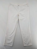 Mac Jeans white straight jeans cotton stretch with logo and modern fit.
