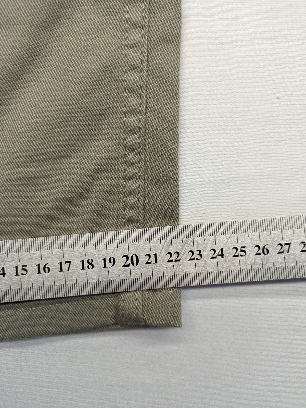 C&A beige chino pants regular fit cotton stretch material with classic straight leg design