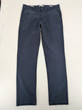 Keystone Apparel navy chino pants slim fit organic cotton with classic design.