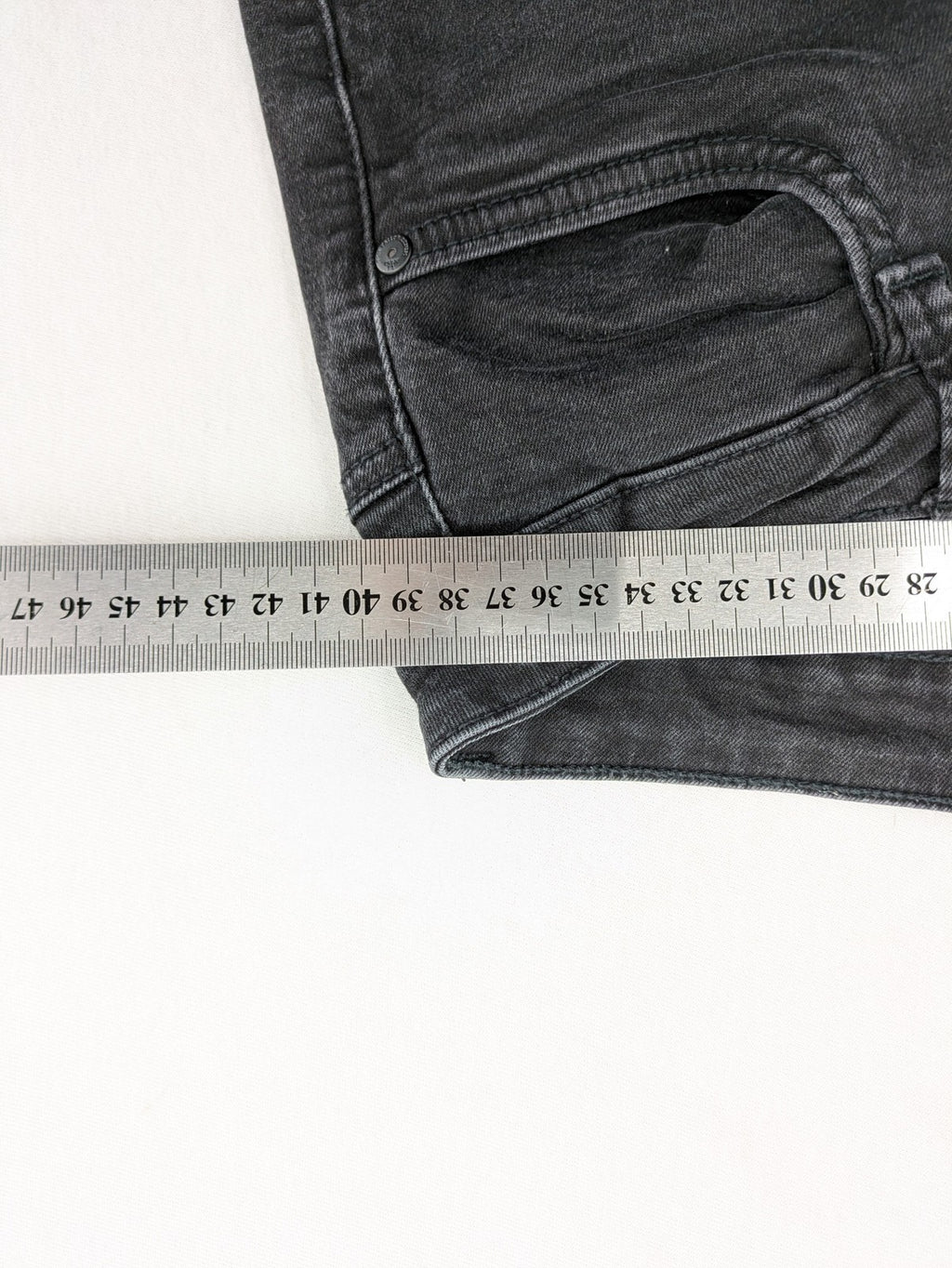 Tom Tailor Denim black extra skinny jeans, washed finish, stretch cotton blend, modern silhouette.