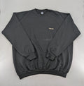 Pullover turtle neck jumper black embroidered Athletic logo, 100% cotton, classic fit.