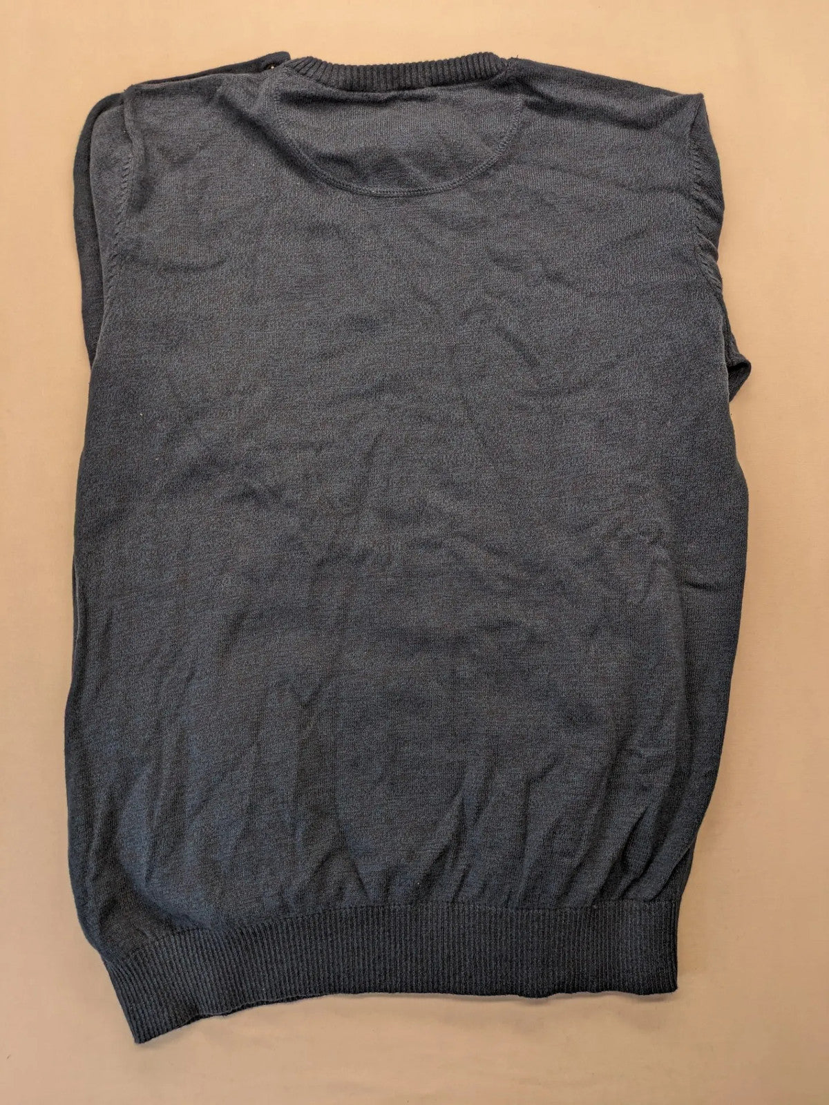 Jack & Jones brown and grey turtle neck jumper with contrasting elbow patches and shoulder buttons.