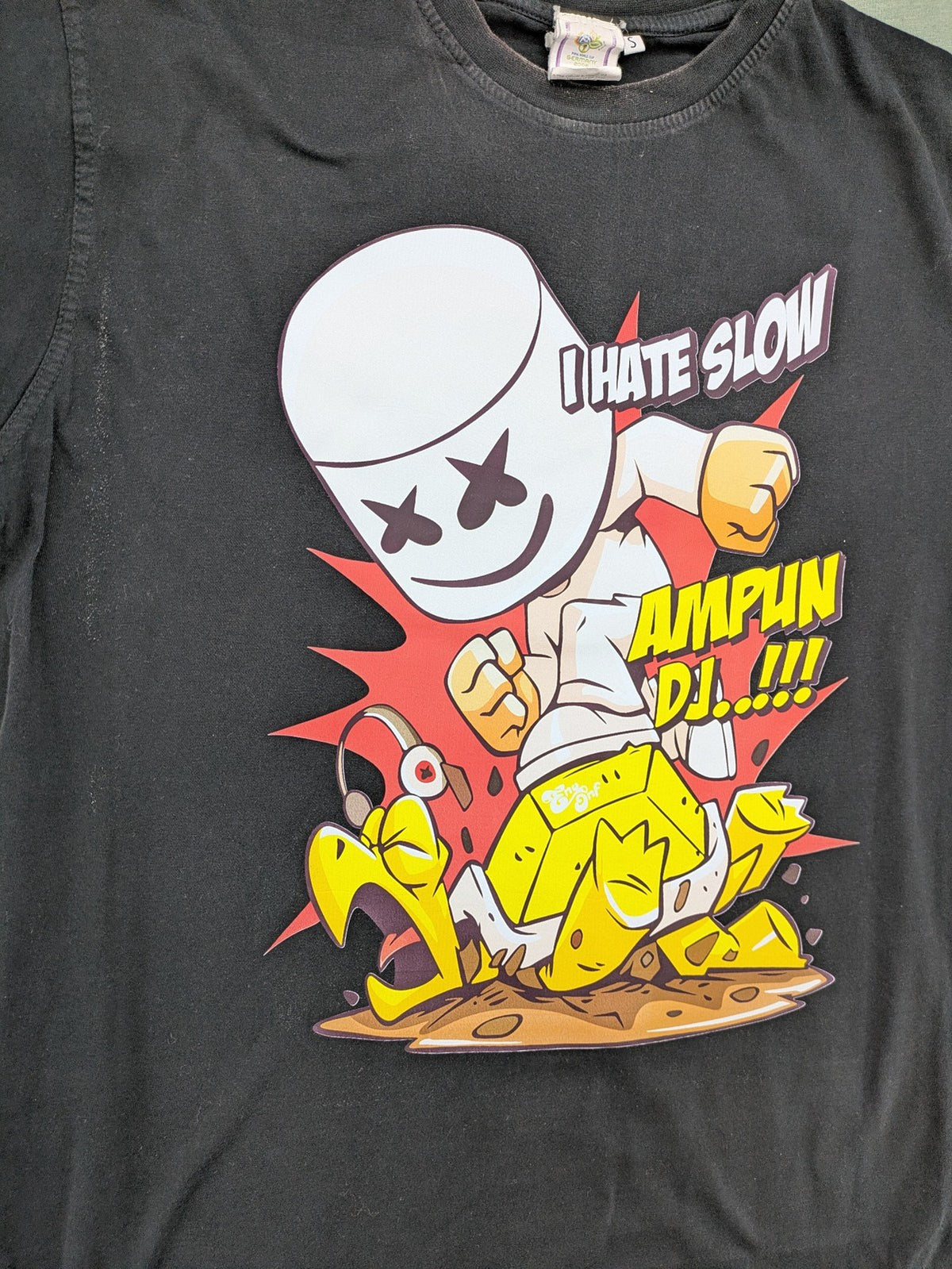Marshmello multi graphic t-shirt featuring large DJ-inspired Mario Koopa print, FIFA 2006 licensed.