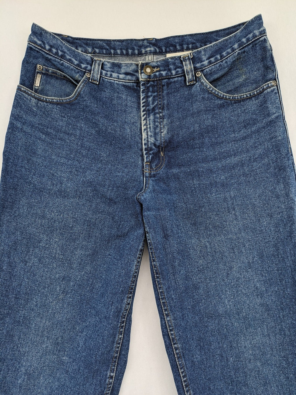 Cable Car Clothiers blue straight jeans classic fit 100% cotton medium wash