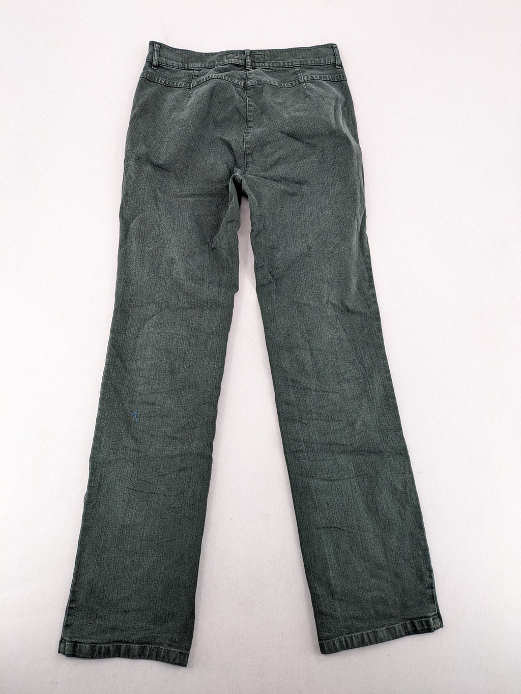 Zerres straight jeans dark green classic 5-pocket style with button and zipper closure.