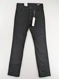 Esprit pink straight jeans medium rise classic design with logo detail.