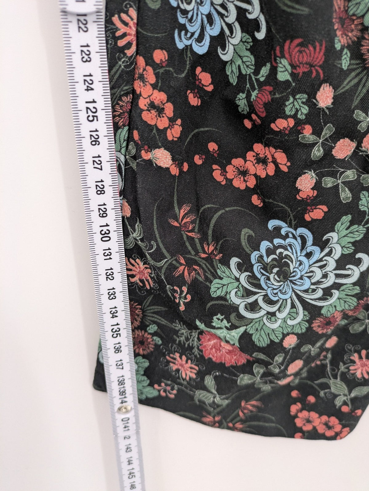 edc multi jumpsuit floral pattern sleeveless with smocked waist and spaghetti straps