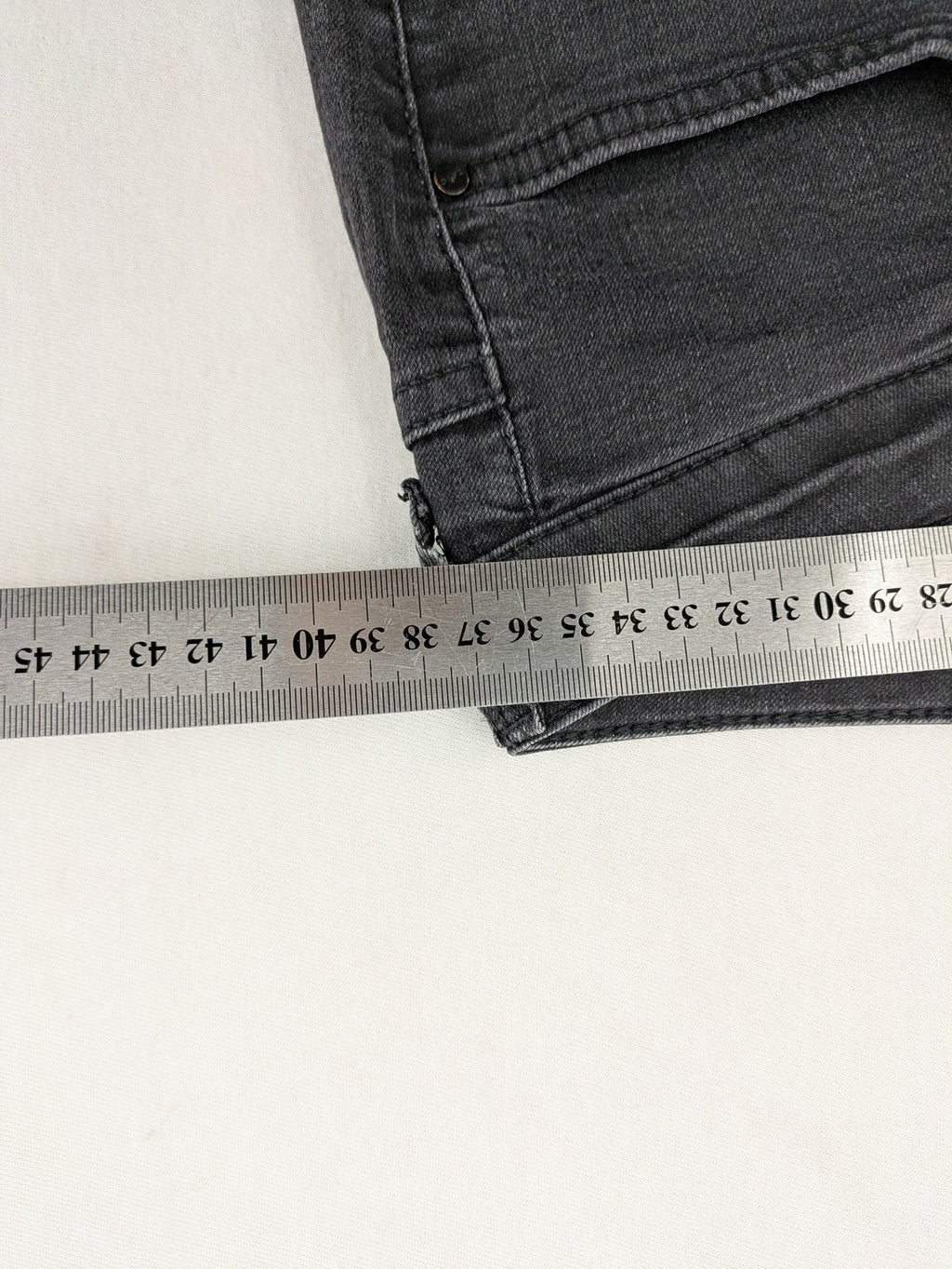 zero straight jeans black grey washed look classic 5-pocket design stretchy material