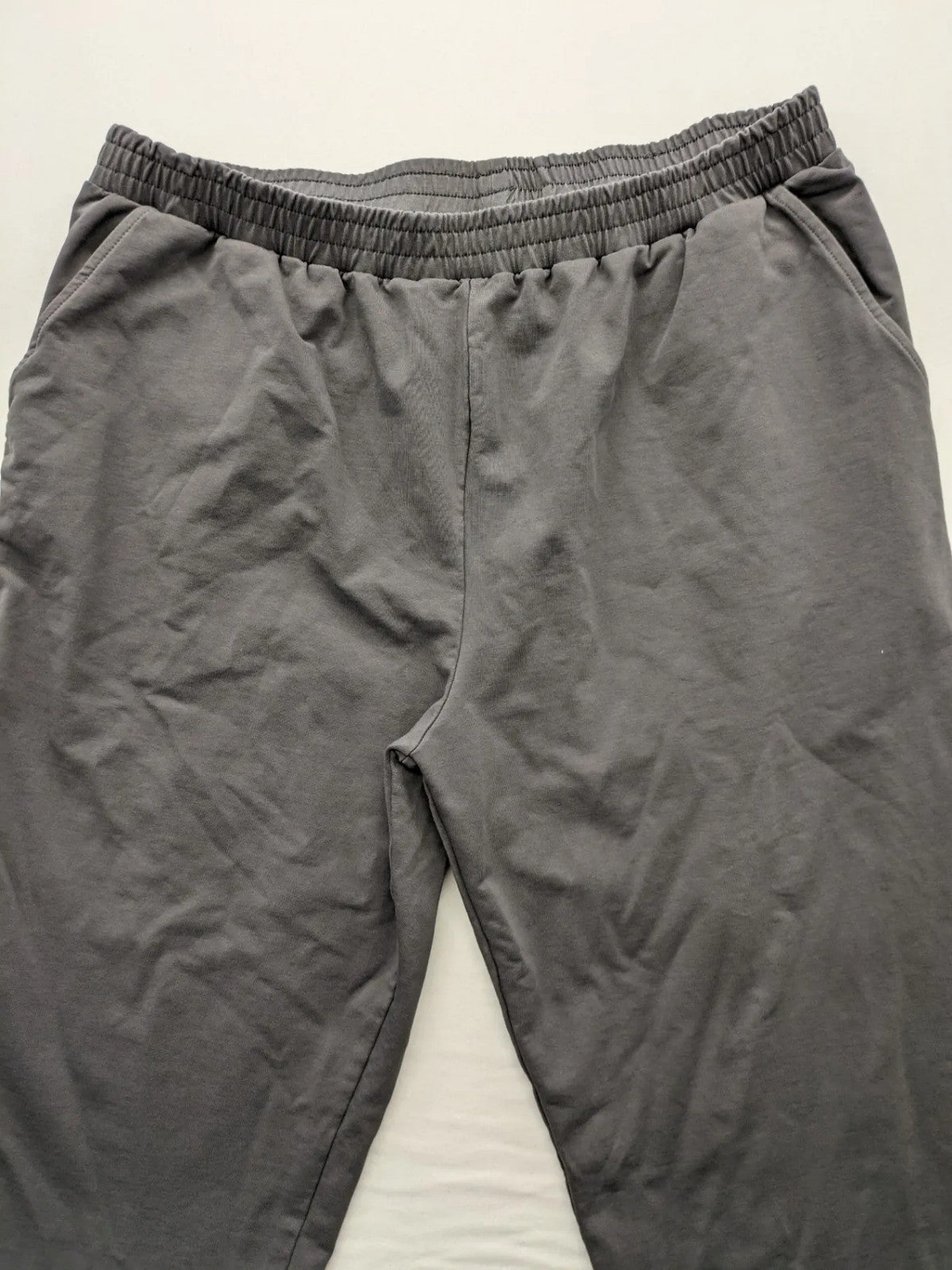 Feel Good grey loungewear joggers with elastic waistband, soft cotton blend material.