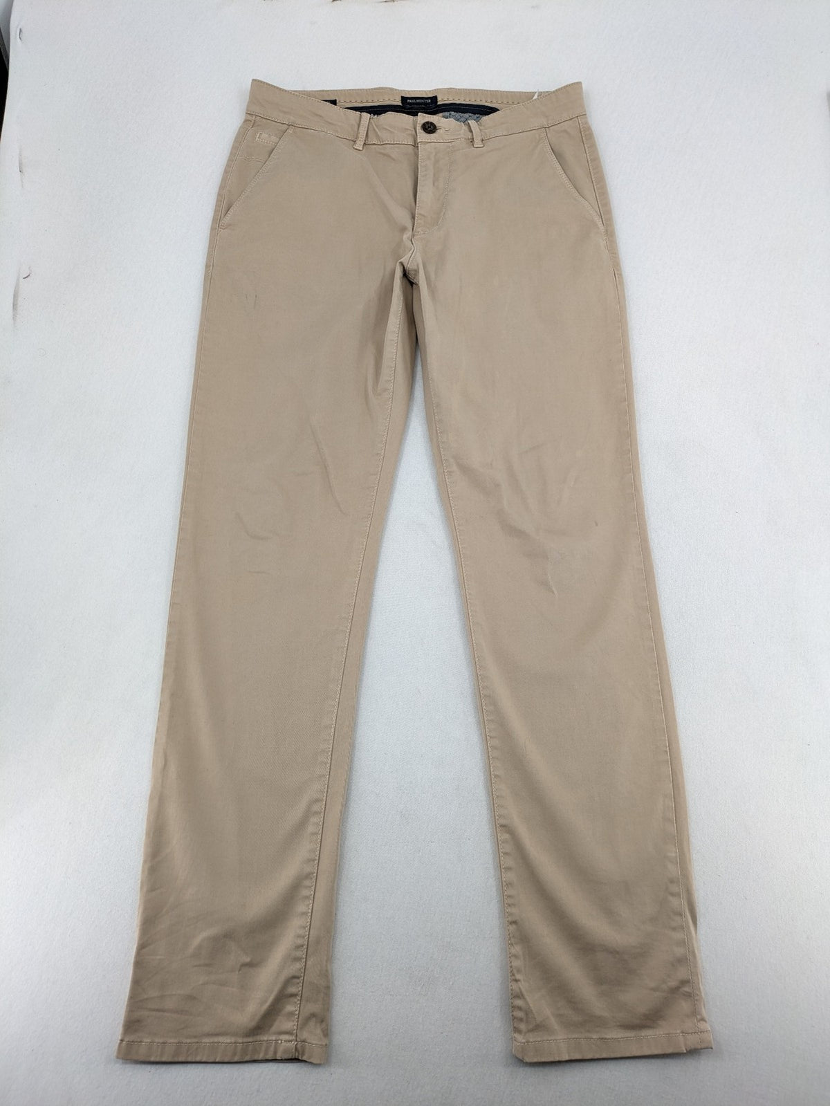 Paul Hunter beige chino pants Oscar Regular Fit cotton with stretch material.