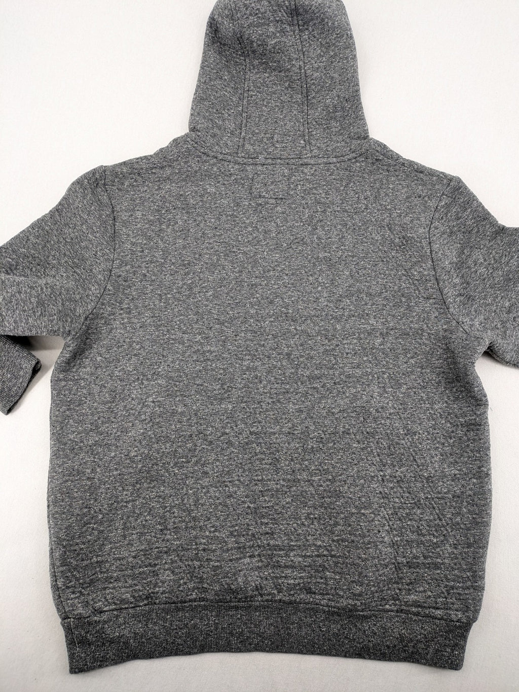 Cedarwood State grey pullover hoodie with adjustable drawstring hood and kangaroo pocket.