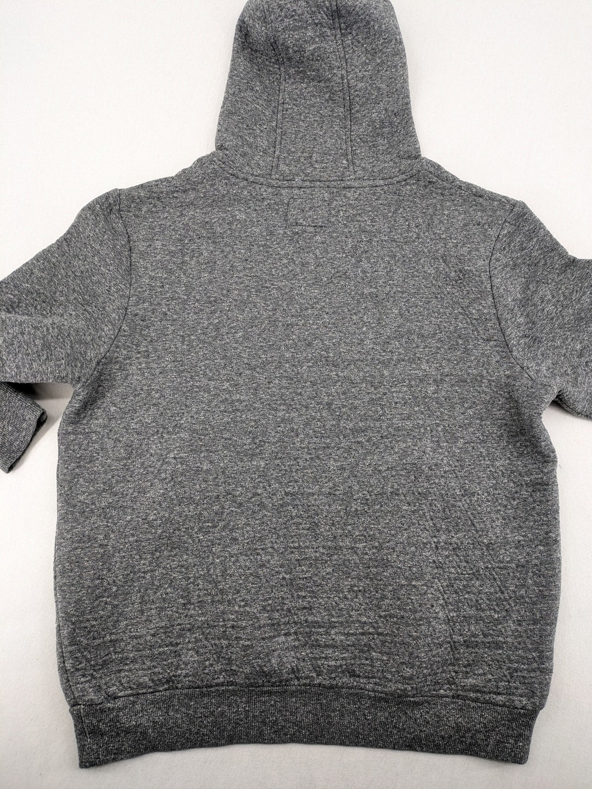 Cedarwood State grey pullover hoodie with adjustable drawstring hood and kangaroo pocket.