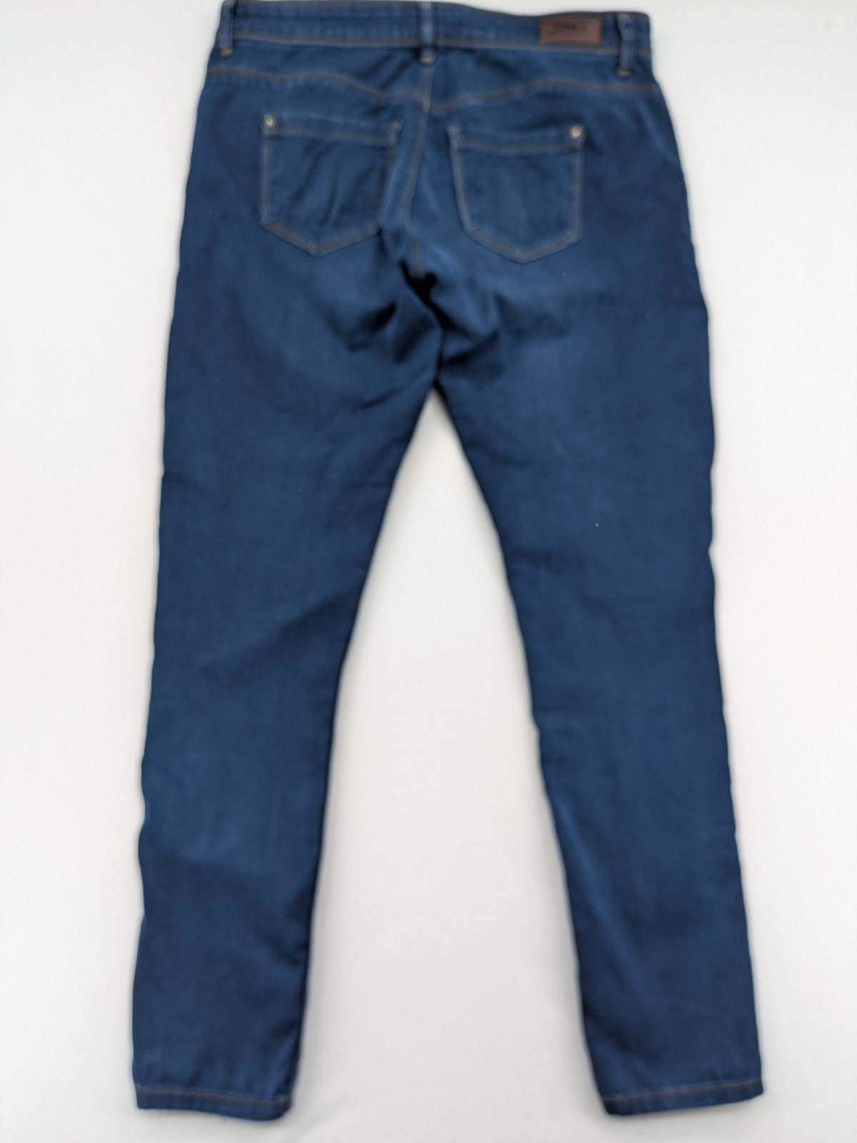 ONLY blue straight jeans classic 5-pocket design dark wash cotton slim fit