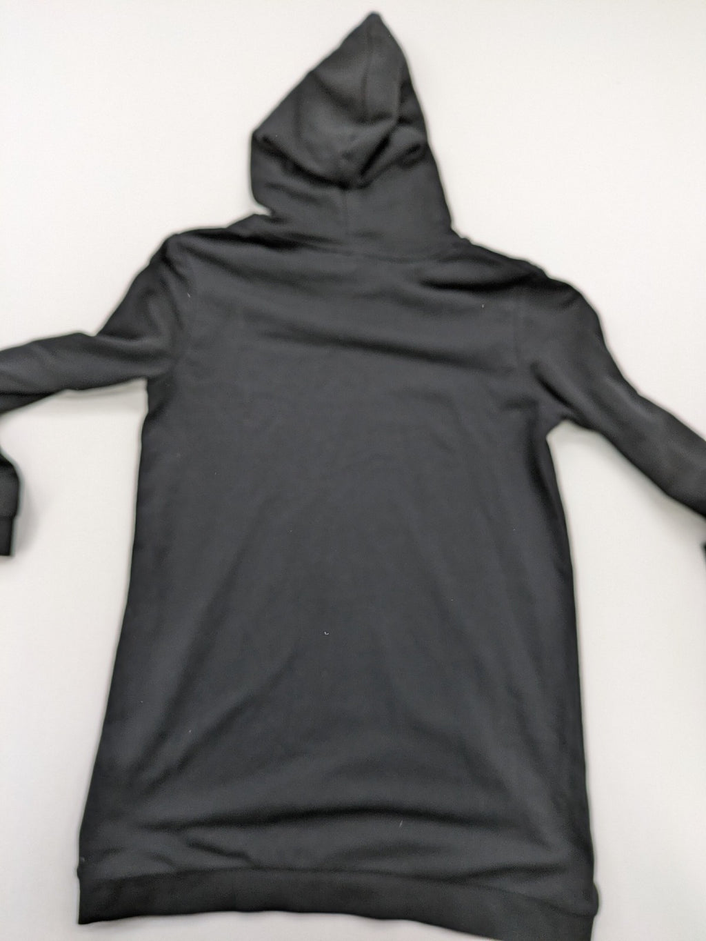 Crivit grey turtle neck jumper with subtle logo, longline tunic style, soft cotton blend.