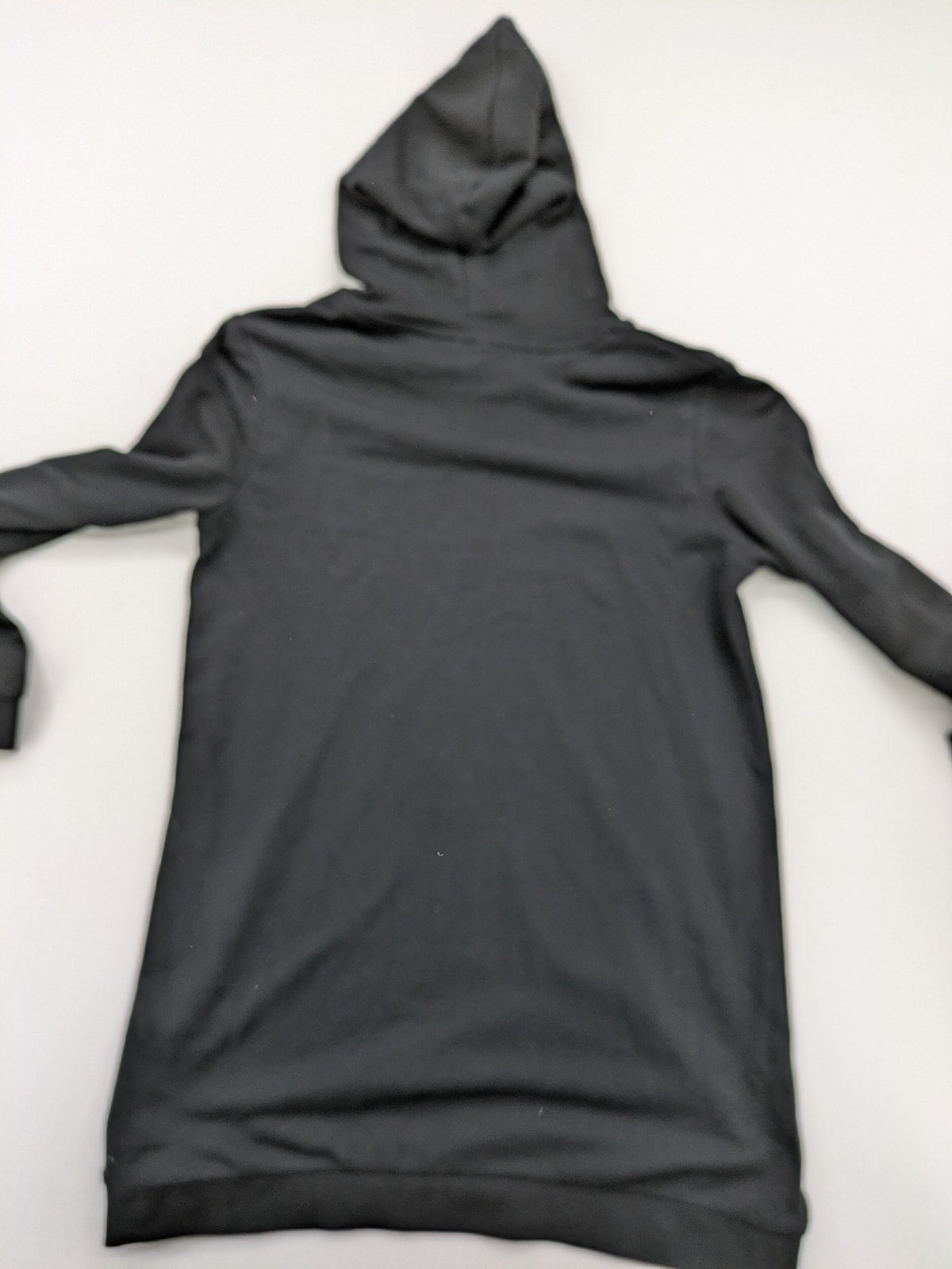 Crivit grey turtle neck jumper with subtle logo, longline tunic style, soft cotton blend.