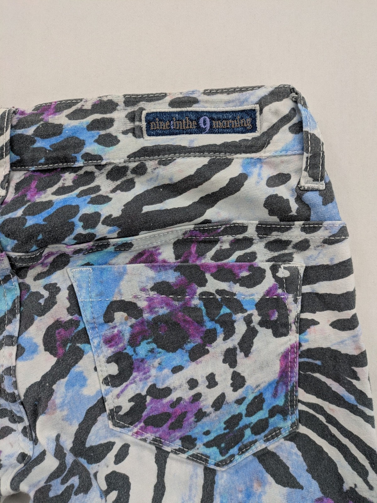 Nine in the Morning multi skinny jeans animal print leopard and zebra pattern.