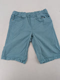 C&A blue shorts size 158 elastic waistband with drawstring, made of cotton.