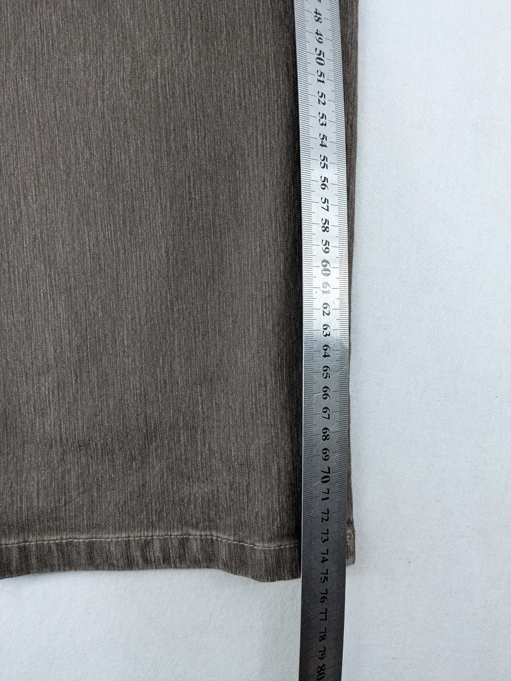 TONI grey straight jeans super slim fit with elastic waistband and classic 5-pocket design.