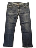 Atelier Gardeur blue straight jeans with five-pocket design and Superflex technology.
