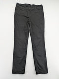 Gerry Weber black straight jeans Best4me Slim Fit 5-pocket design with logo patch.