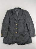 Pier Angelini black blazer classic style gold buttons tailored fit