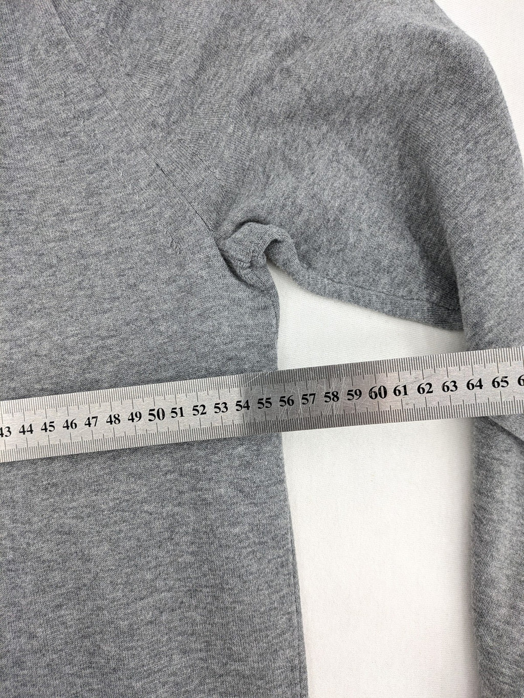 Tommy Hilfiger grey turtle neck jumper with embroidered flag logo, soft cotton blend.