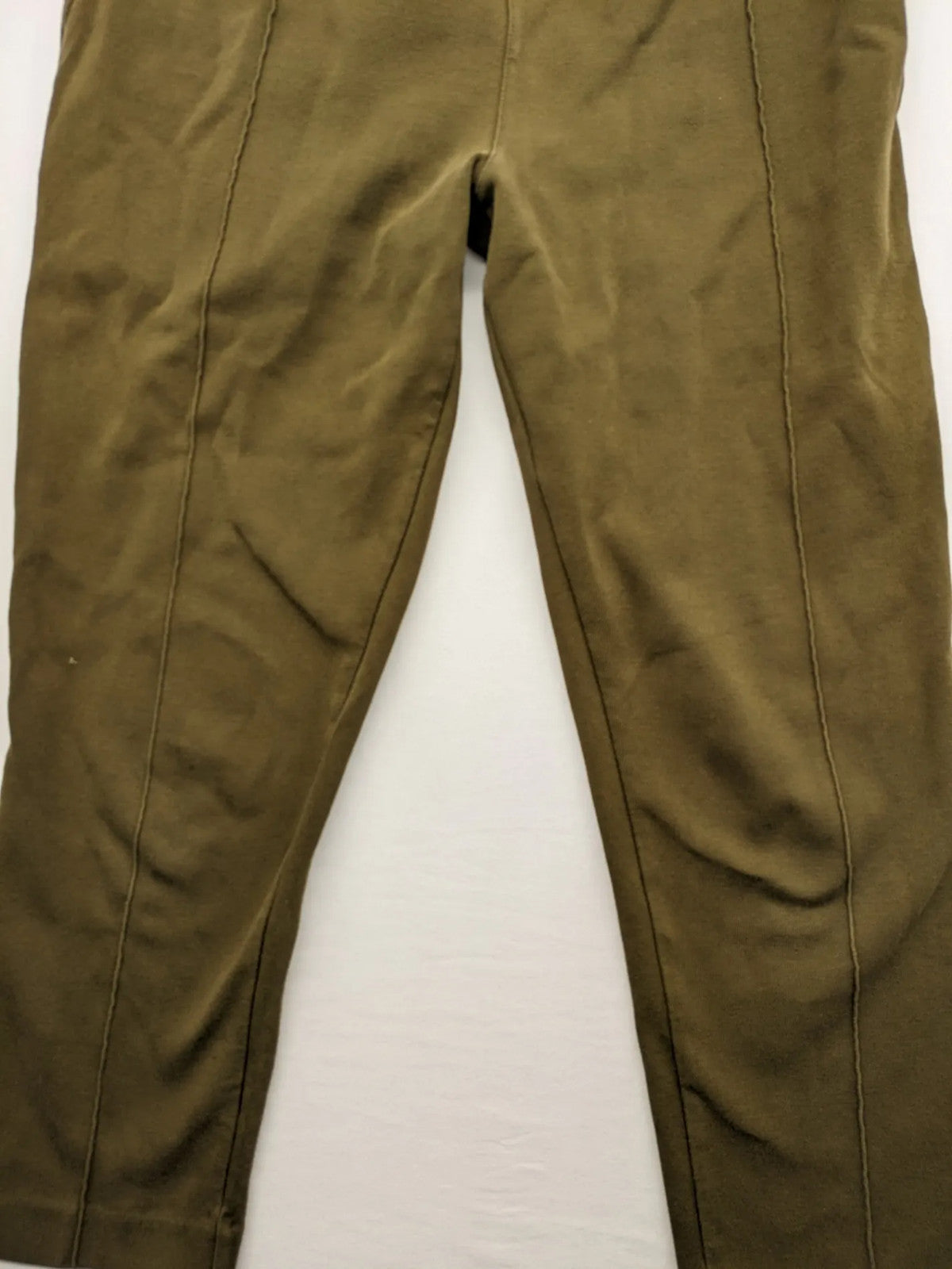 Marc O'Polo khaki joggers with elastic waistband and stylish front seams.