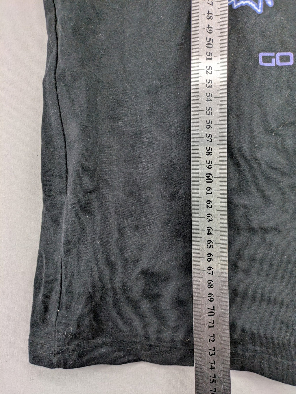 Transcend multi graphic t-shirt black cotton "Go Beyond The Limits" print on back.