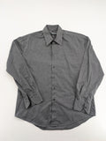 Mative pink button-up shirt with classic collar, chest pocket, cotton-polyester blend.