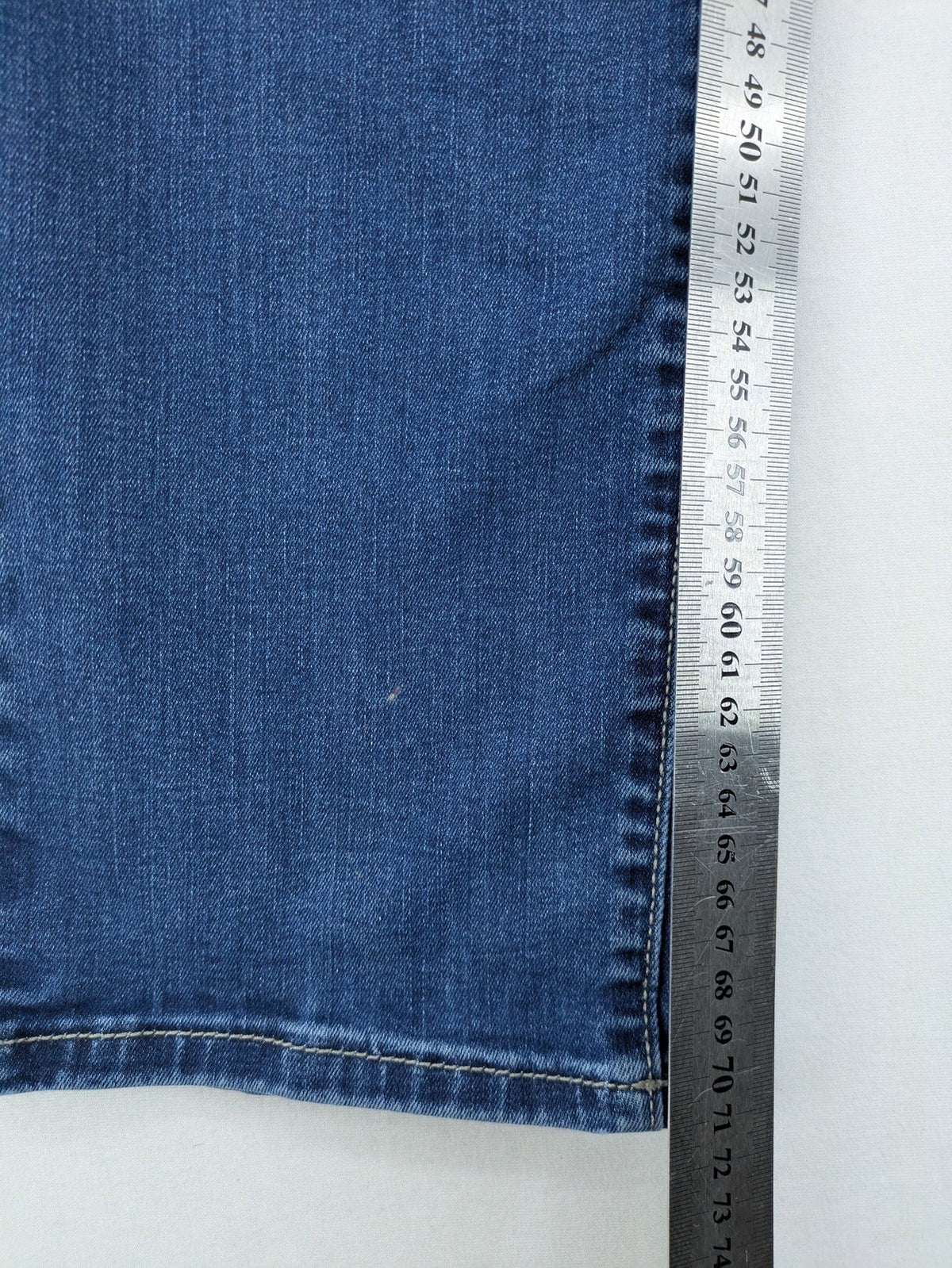 Tom Tailor blue straight jeans Alexa model, classic 5-pocket style, stretch denim material.