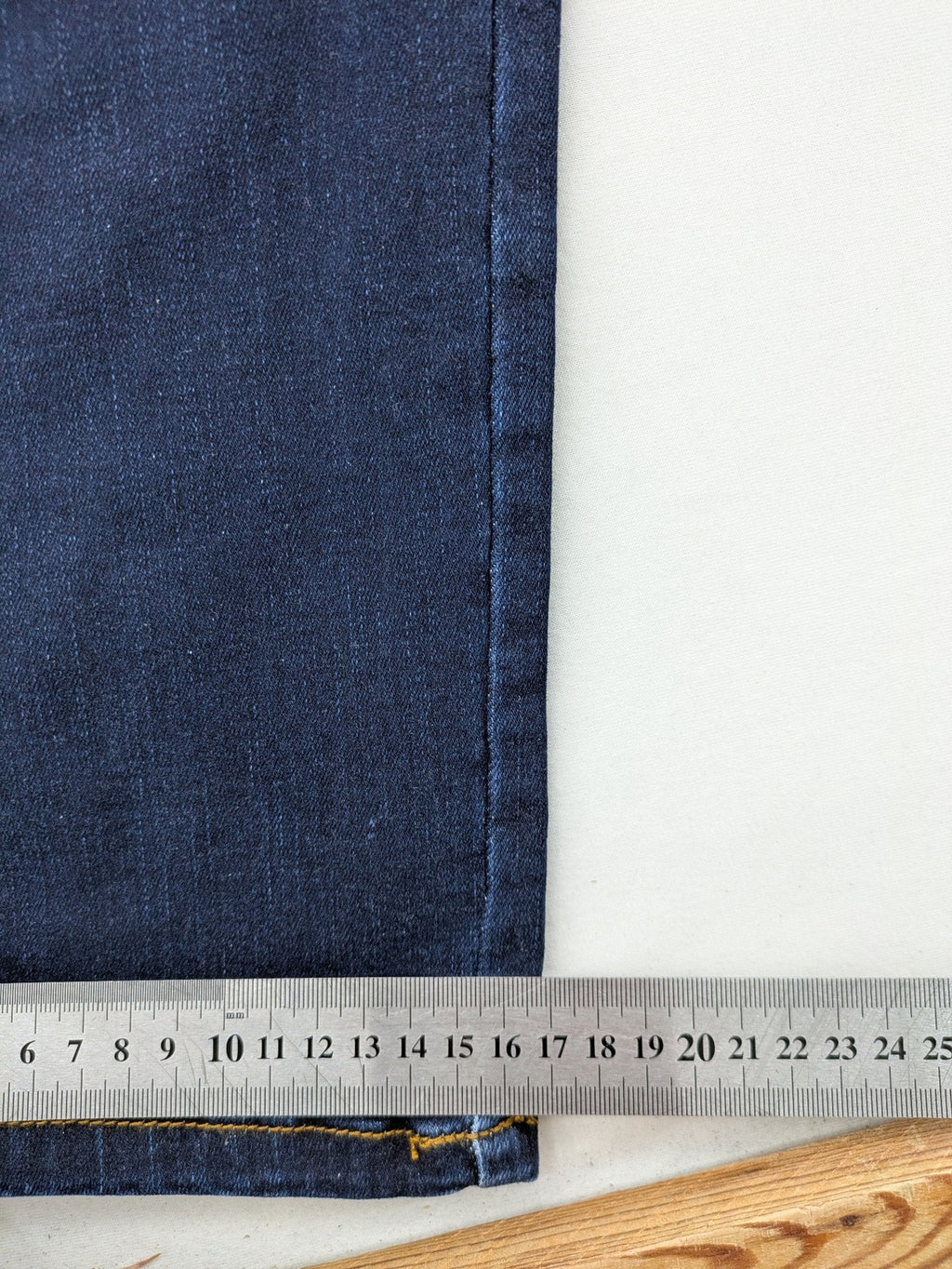 john baner blue high rise skinny jeans three-button fly subtle fading stretch denim