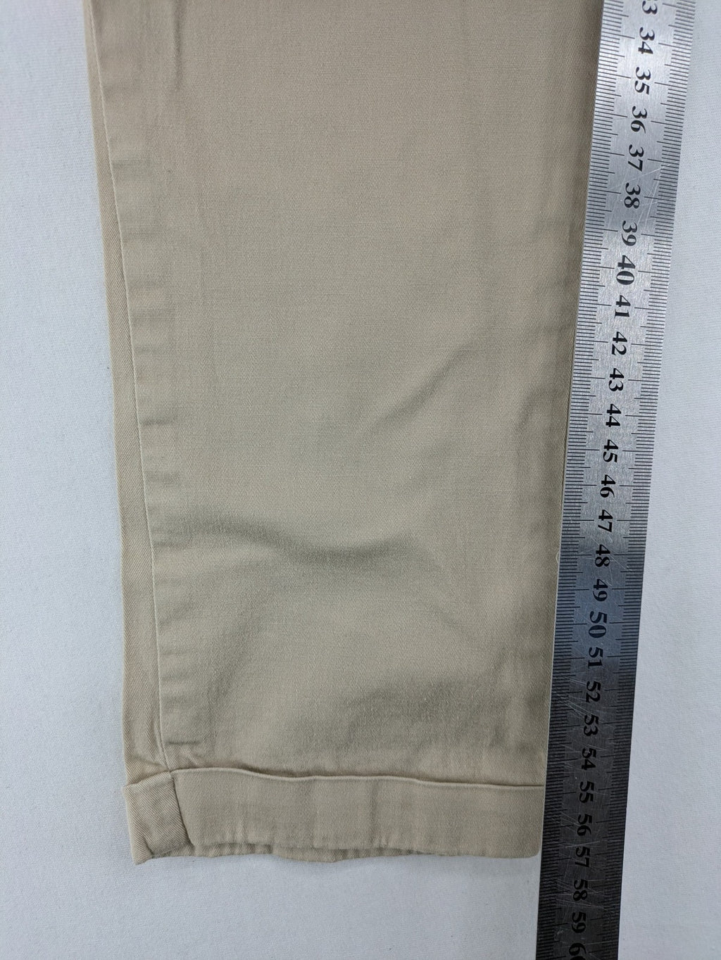 Vingino beige chino pants high waist double-button closure with embroidered details