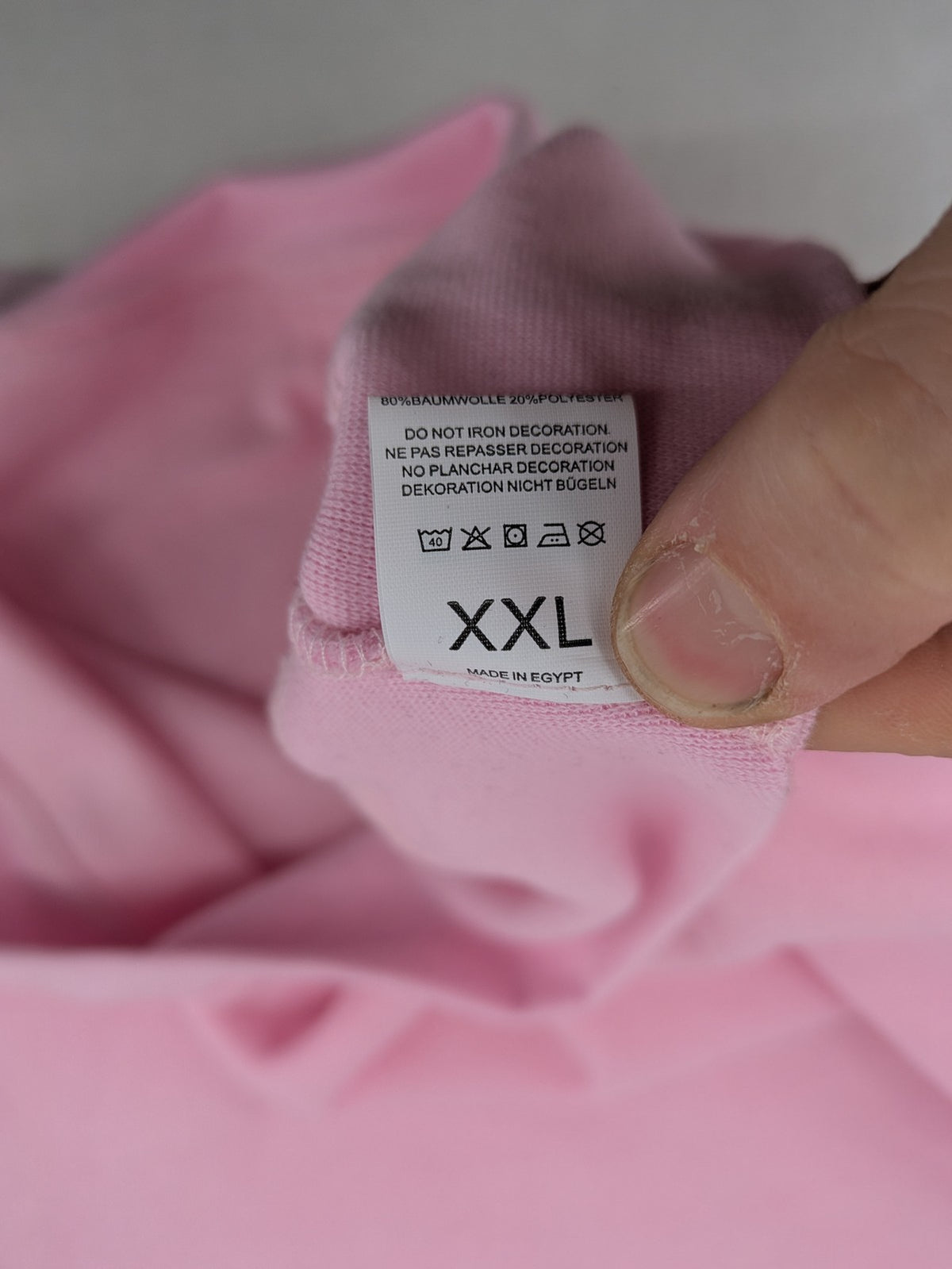 XXL pink hoodie featuring large Jigglypuff graphic print, soft cotton blend material.