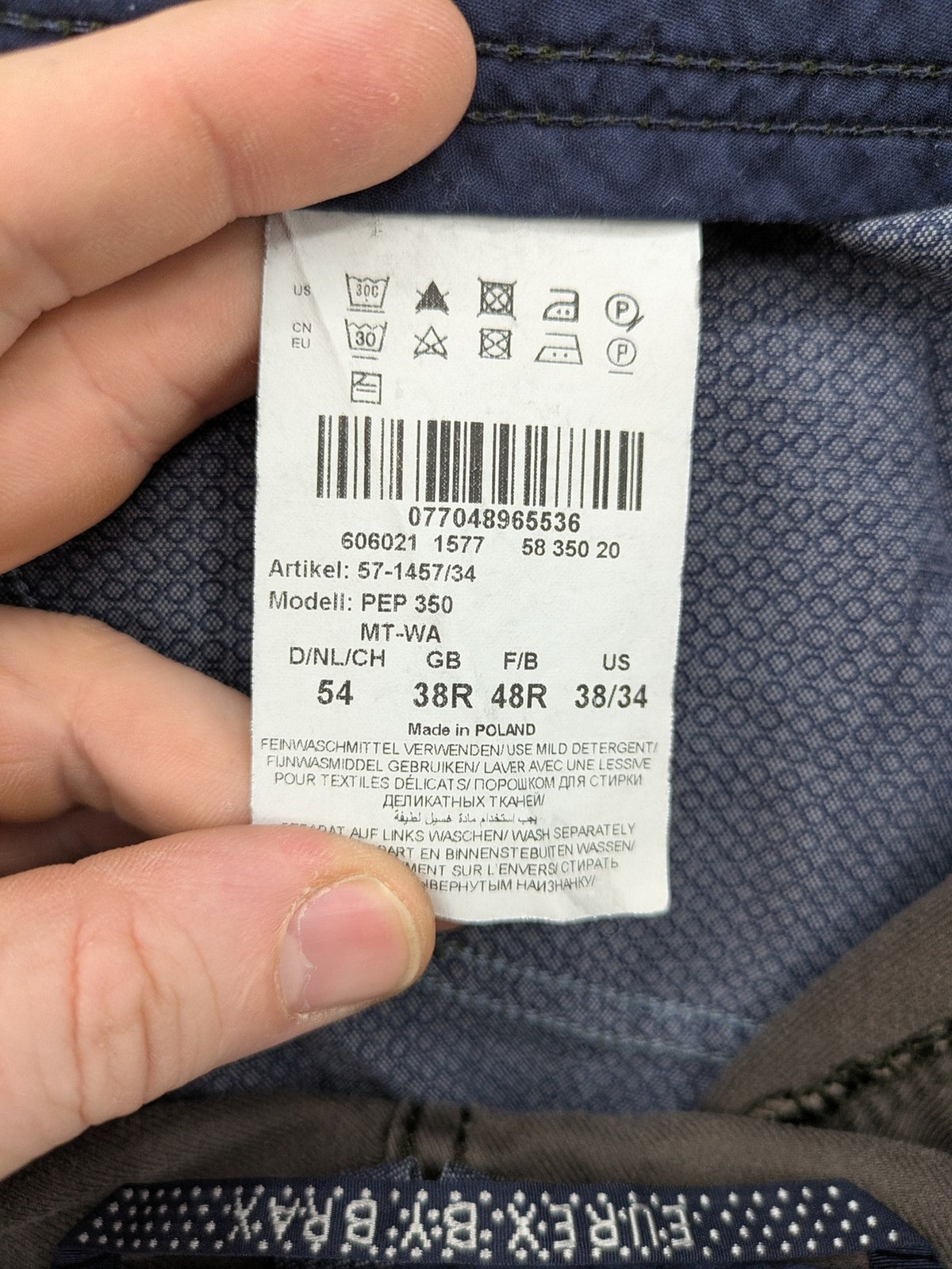 BRAX grey chino pants classic 5-pocket style stretch cotton blend